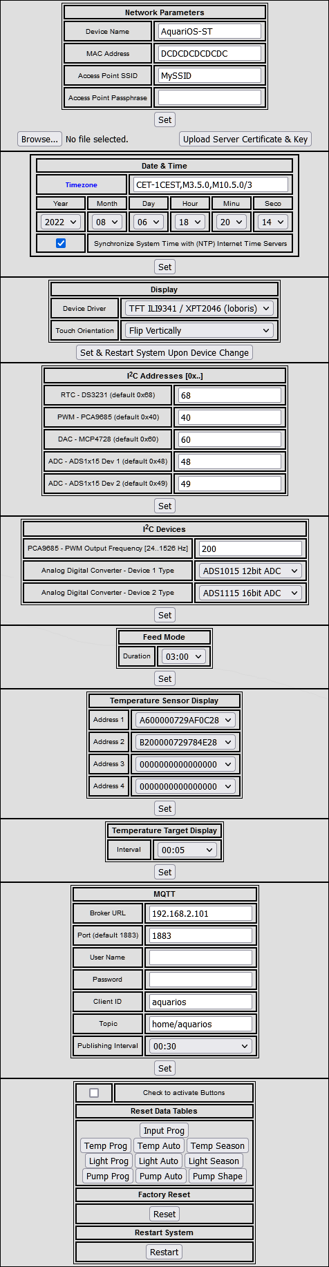 Configuration