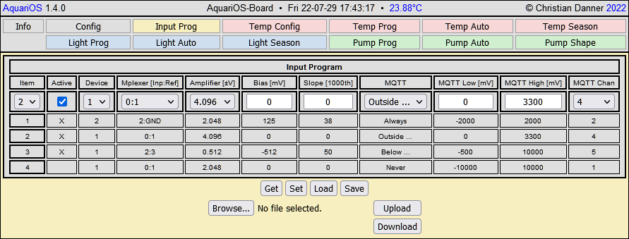 Input Program